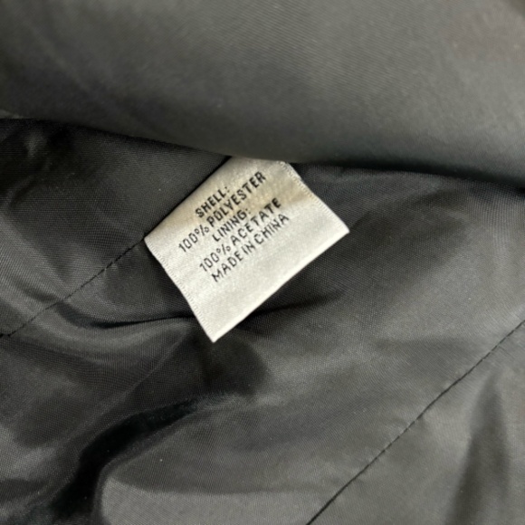 EMANUEL UNGARO Suit Blazer SZ 14 Single Button Wrinkle Free Peplum Back Black - Picture 5 of 11